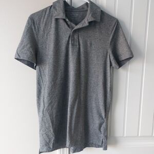 American Eagle Outfitters Heather Gray Polo Shirt